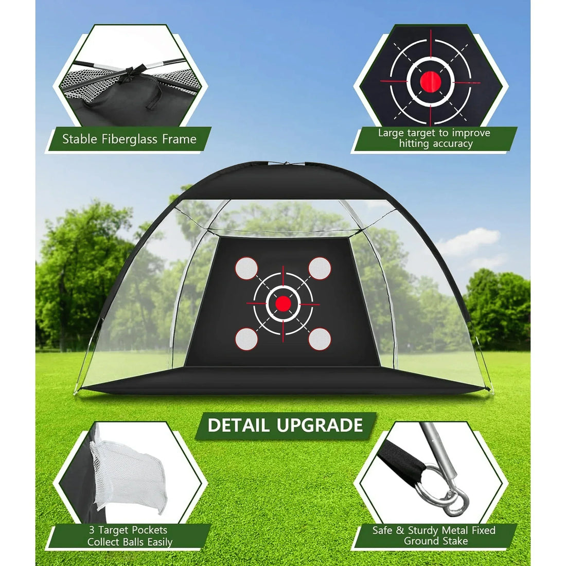 Golf Hitting Net Review: 5 Reasons It's a Game-Changer (and 2 Minor Drawbacks) - DCUTIE