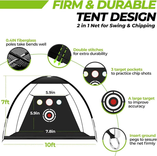 Golf Net Review: Why This 2-in-1 Training Net Might Be the Best (or Worst) Purchase for Your Game in 2025 - DCUTIE