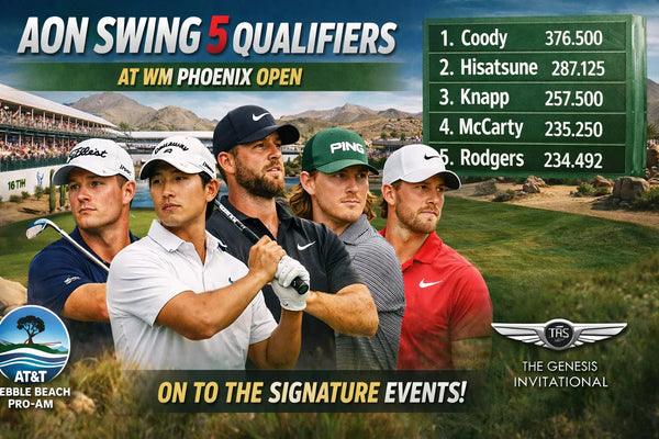 See Who Earned Signature Event Starts via Aon Swing 5 at the WM Phoenix Open
