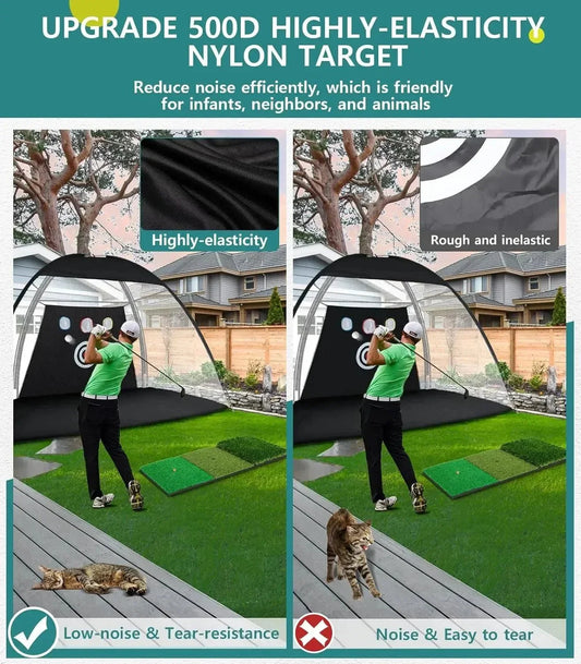 Golf Hitting Net Showdown: Why 420D Nylon is a Game-Changer (+ What to Avoid) - DCUTIE