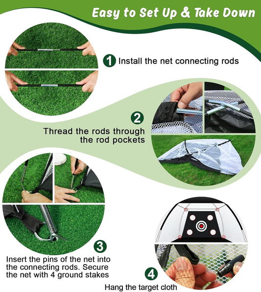 In Golf Hitting Net There are 7 Amazing Benefits (and 2 Big Mistakes to Avoid!) - DCUTIE