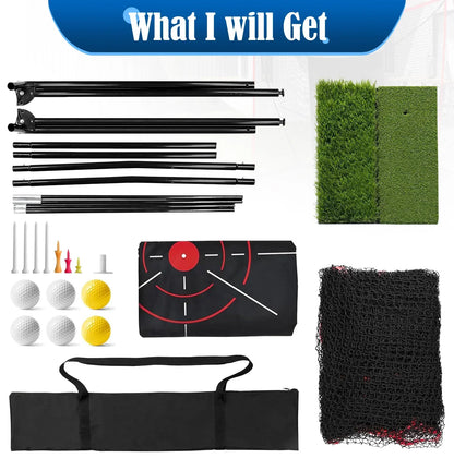 Swing Rex Pro Golf Net for Backyard – Heavy Duty Golf Practice Net